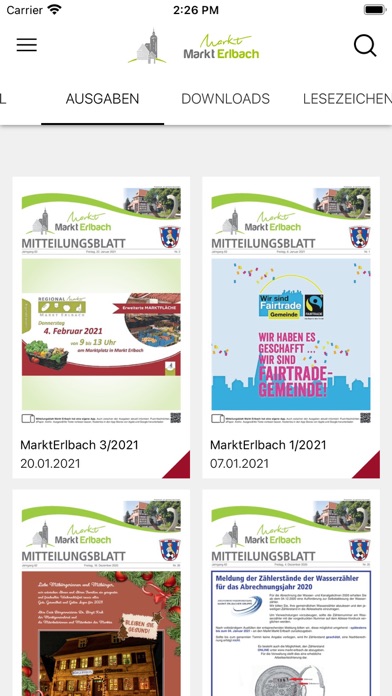 Mitteilungsblatt Markt Erlbach screenshot 2