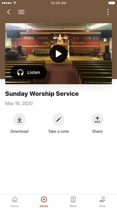 Joshua MB Church Screenshot