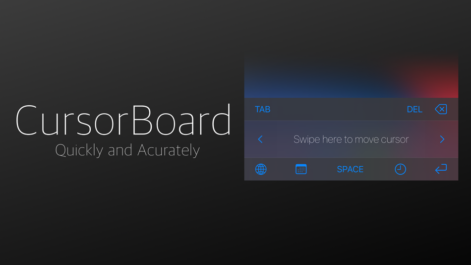 Swipe Cursor  :CursorBoard - 1.1.3 - (iOS)
