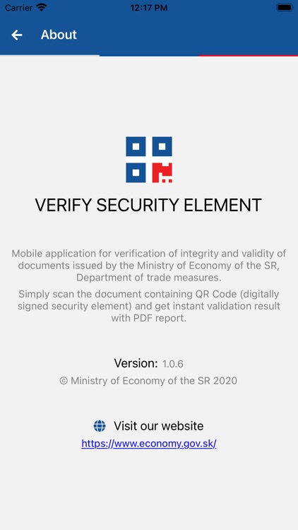 Verify Security Element