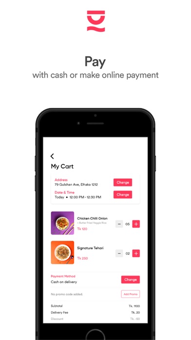 cookspace - food delivery Screenshot