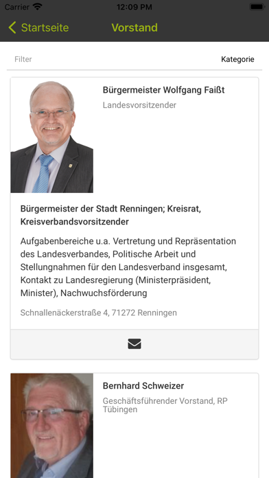 Freie Wähler Landesverband BW Screenshot