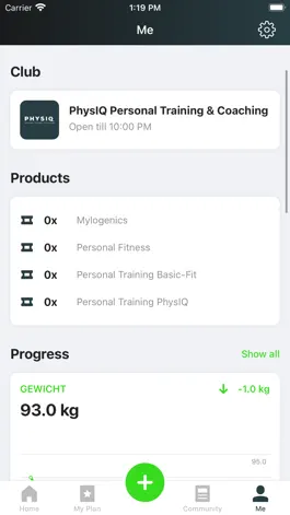 Game screenshot PhysIQ Personal Training apk