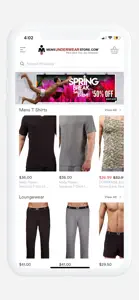 MensUnderwearStore.com screenshot #1 for iPhone