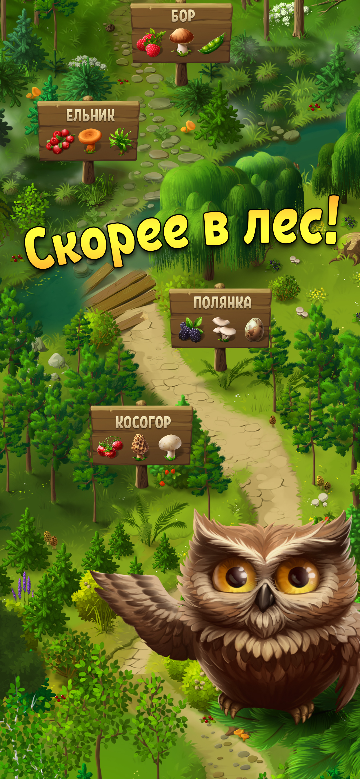 Грибники: дары леса