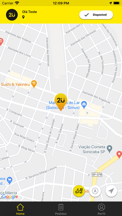 Delivery2u para Entregadores Screenshot