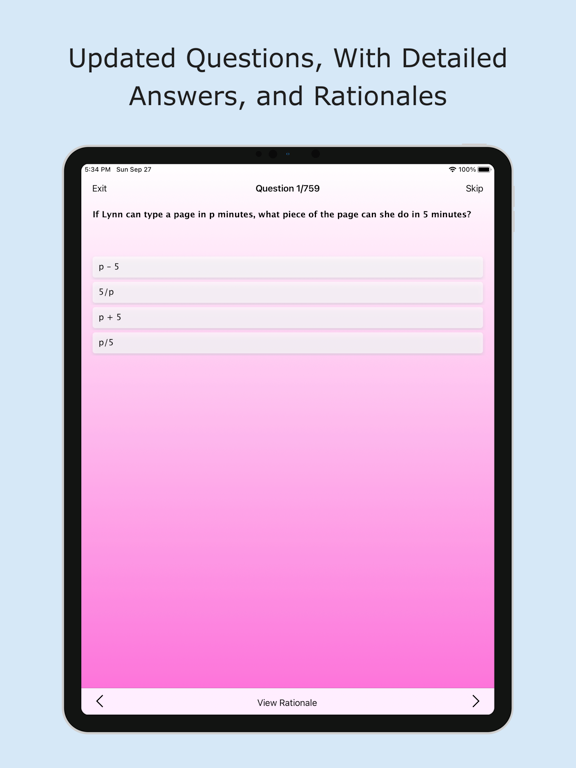 Screenshot #5 pour Praxis Core Master Prep