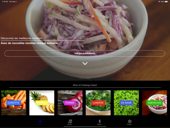 Screenshot #5 pour Recettes de salade de chou