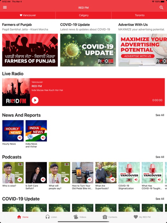 RED FM Canada screenshot 2