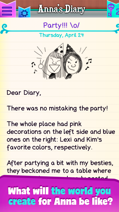 Screenshot #3 pour Dear Diary: Interactive book