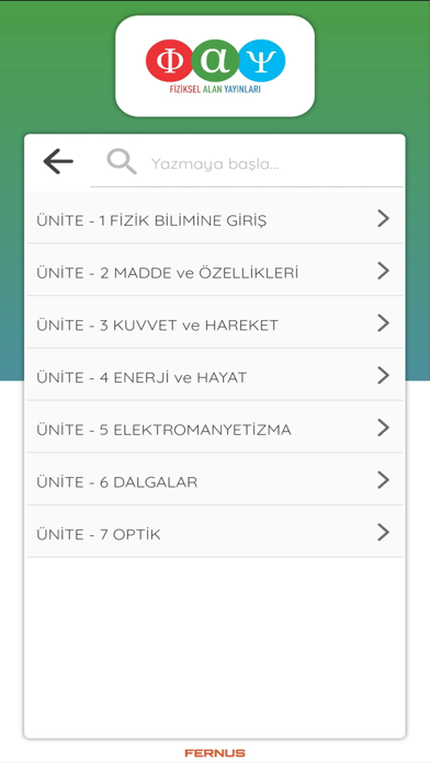 Fiziksel Alan(FAY) Video Çözüm Screenshot