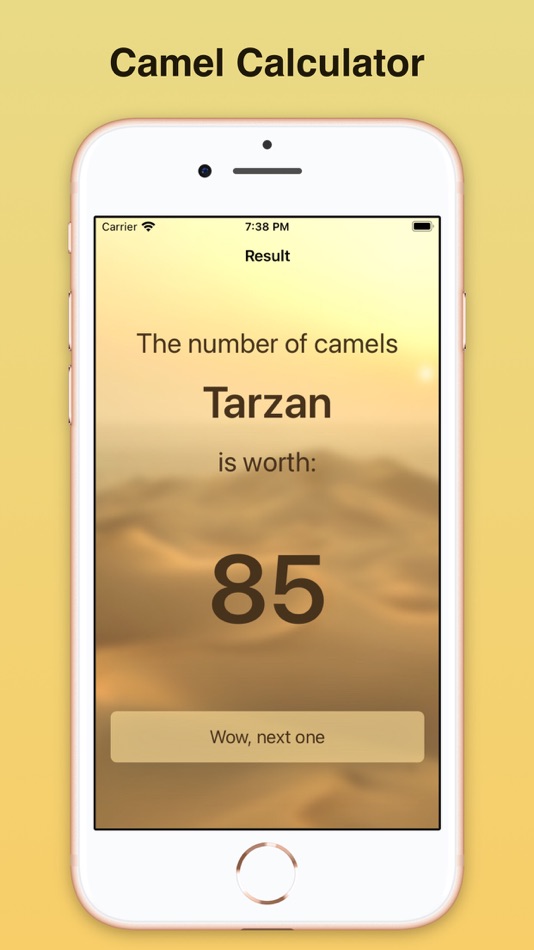 #3. Camel Value Calculator (iOS) 由: Olaf Neumann