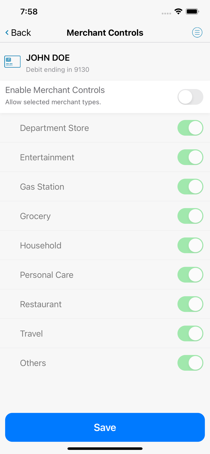 Peoples Trust Company Cards