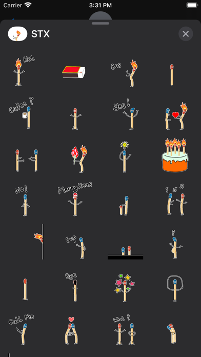 Screenshot #3 pour STX Sticker Pack