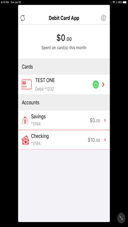#1. UPFCU Debit Card Controls App (iOS) 由: UNITED POLES FEDERAL CREDIT UNION
