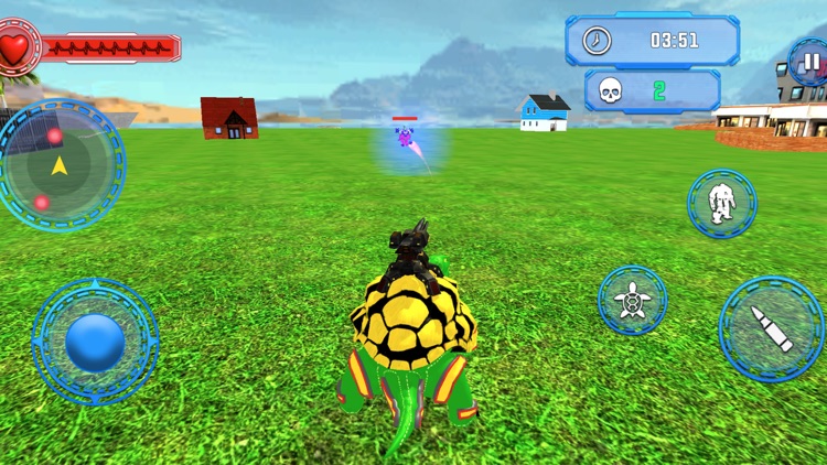 Flying Rabbit Robot Fight screenshot-3