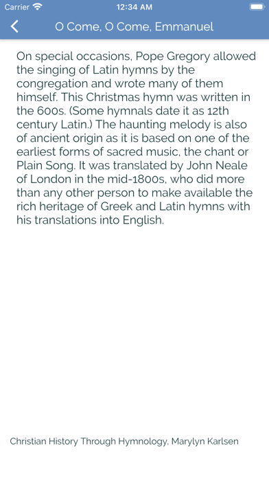 Hymns and Songs of Zion Screenshot