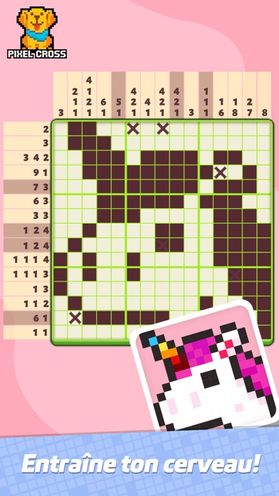 Screenshot #1 pour Pixel Cross Casse-tête