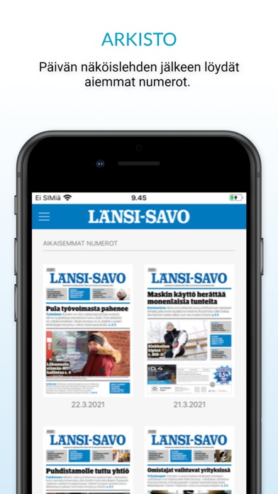 Länsi-Savo, päivän lehti Screenshot