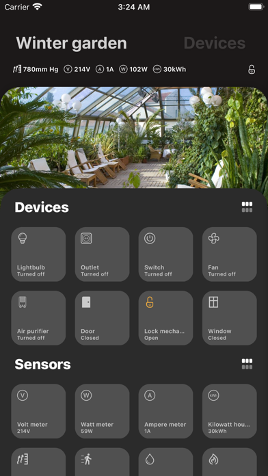 Sprut.home Smart Home Screenshot