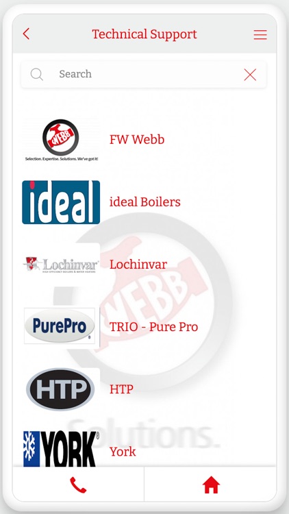 FW Webb Heat Design App