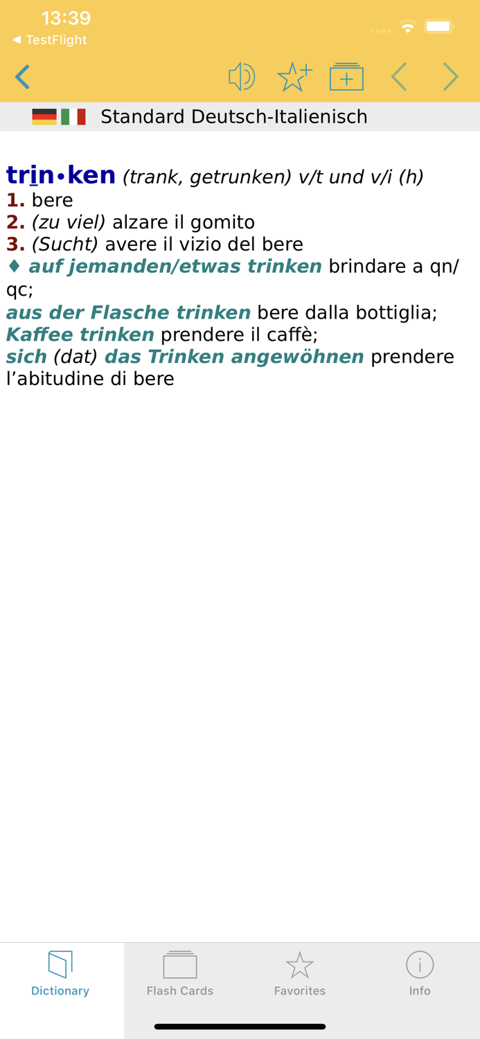 Big German Italian Dictionary