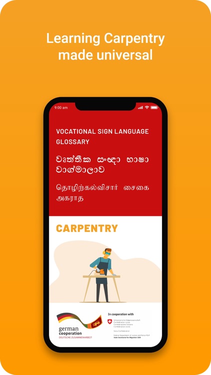 Sign Language App-Carpentry