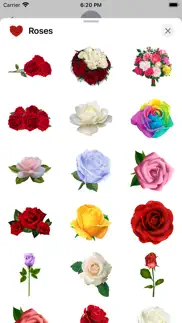 roses to love stickers iphone screenshot 3