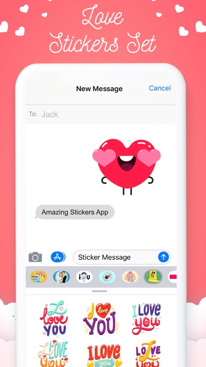 Love Stickers for iMessage!!