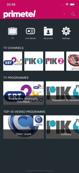 Game screenshot PrimeTel TV2GO mod apk