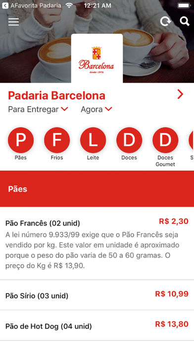 Padaria Barcelona Screenshot