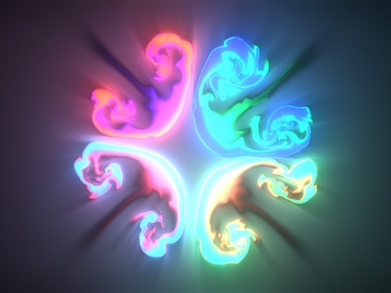 Magic Fluids: visual art & fun iPad app afbeelding 3