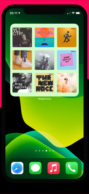 ‎WidgeTunes - Music Widgets Screenshot