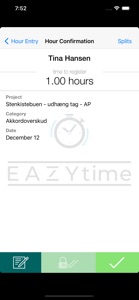 EAZYtime "for iPhone" screenshot #3 for iPhone