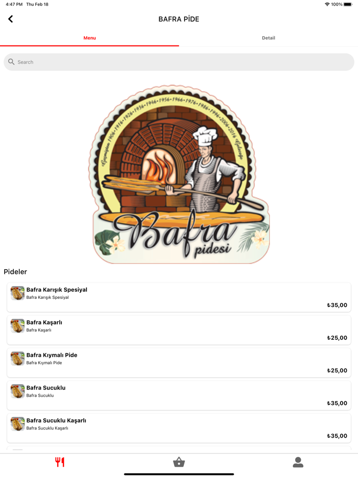 Çerkezköy Bafra Pide