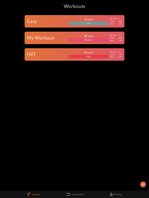 Callout - The Boxing App iPad screenshot 2 - Health & Fitness app