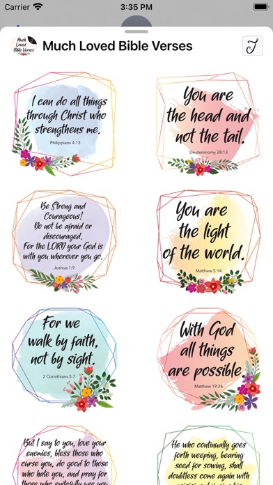 Much Loved Bible Verses Screenshot