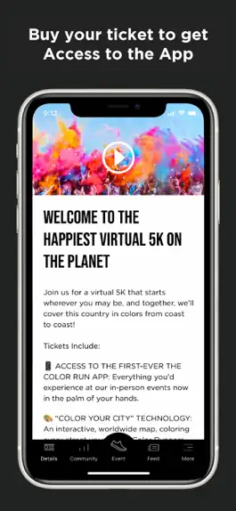 Game screenshot The Color Run: Virtual 5K apk