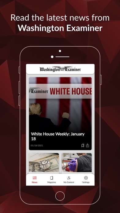 Washington Examiner Digital Screenshot
