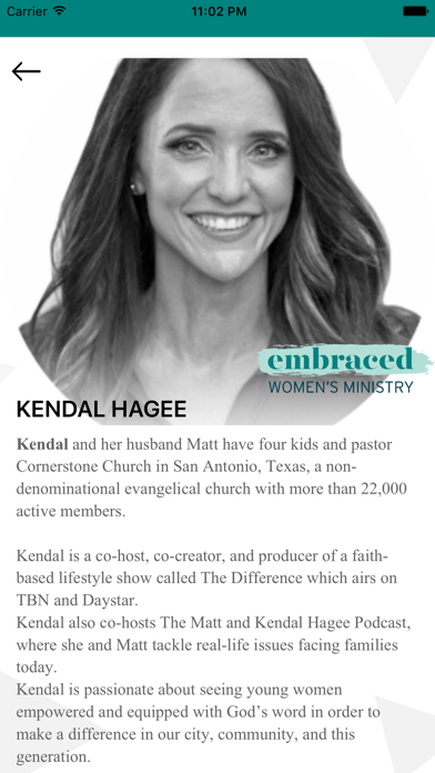 Embraced Women's Ministry Screenshot
