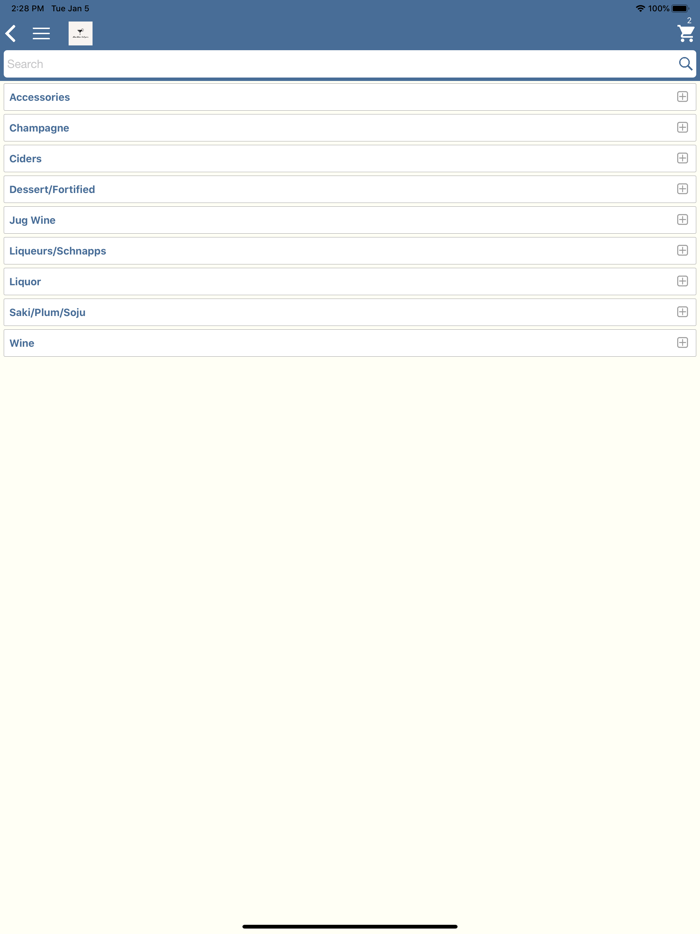 Main Wines and Liquors