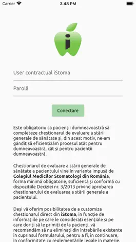 Game screenshot iStoma Chestionar apk