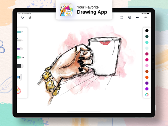 Screenshot #4 pour Drawing Pad procreate Sketch