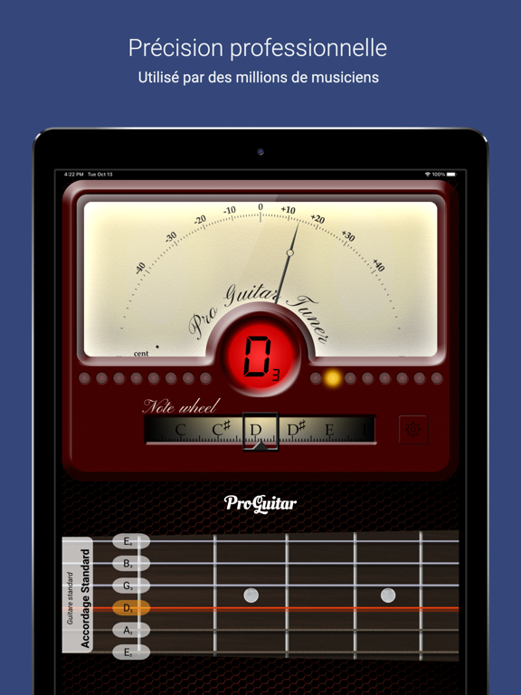 Screenshot #4 pour Accordeur - Pro Guitar Tuner