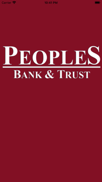 Peoples Bank & Trust Business Screenshot