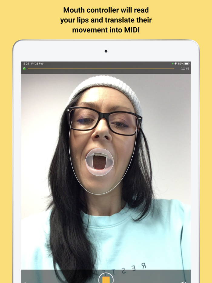 MIDI Mouth Controller