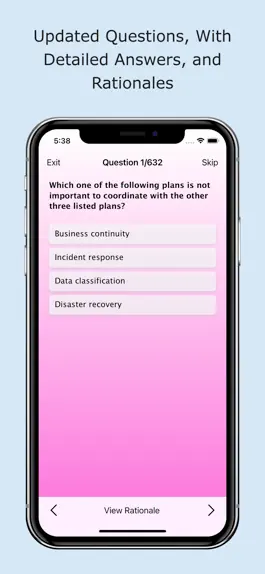 Game screenshot CISM Master Prep apk
