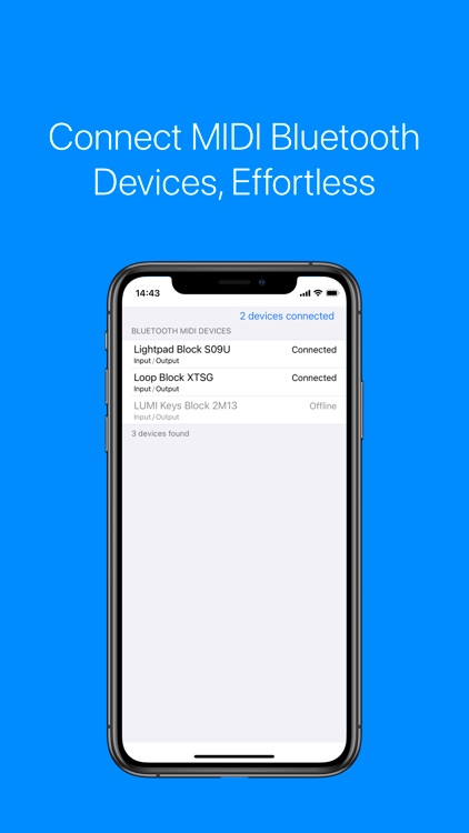 Conji - Bluetooth LE MIDI