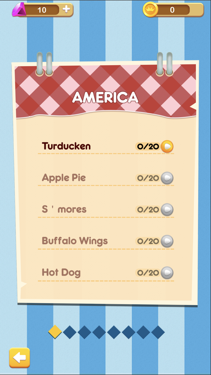 Cross Word-Tasty Food