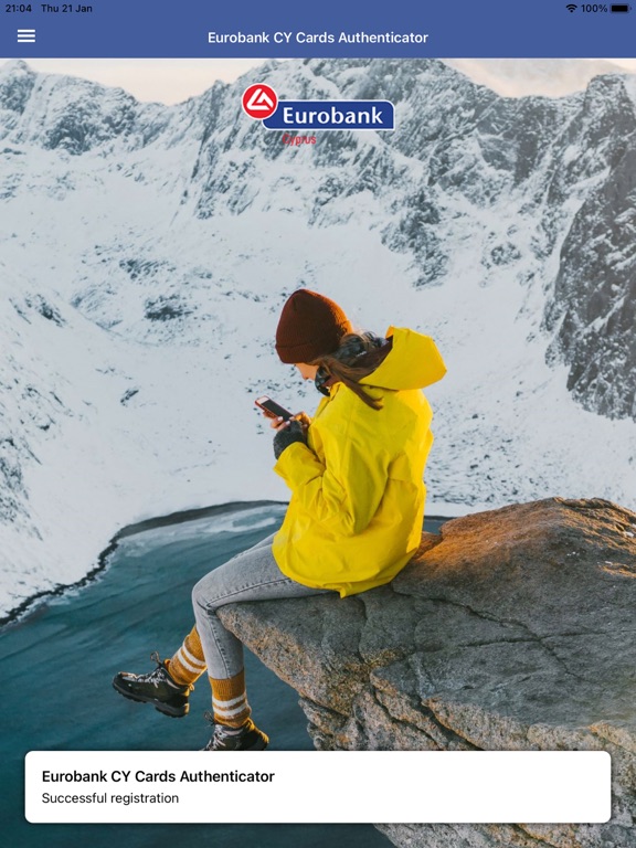 Screenshot #6 pour EUROBANK CY CARD AUTHENTICATOR